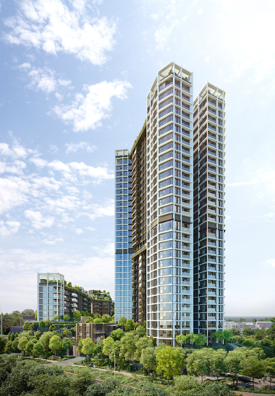 The Reserve Residences Tower Artist's Impression