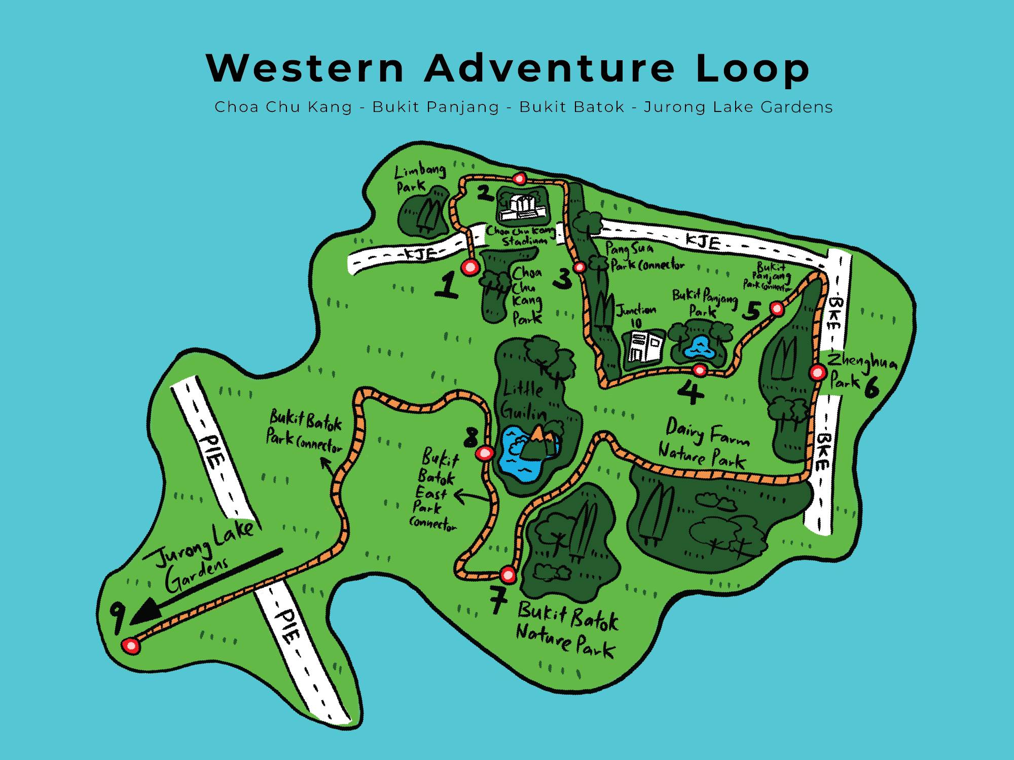 Western Adventure Loop around The Reserve Residences